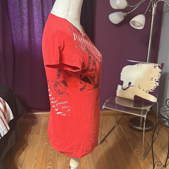 Volcom tee, sz M, red - Picture 3 of 5